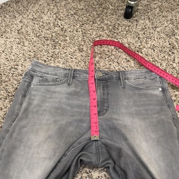 Athleta Sculptek Mid Rise Skinny Jeans Size 4 Gray - Picture 5 of 9